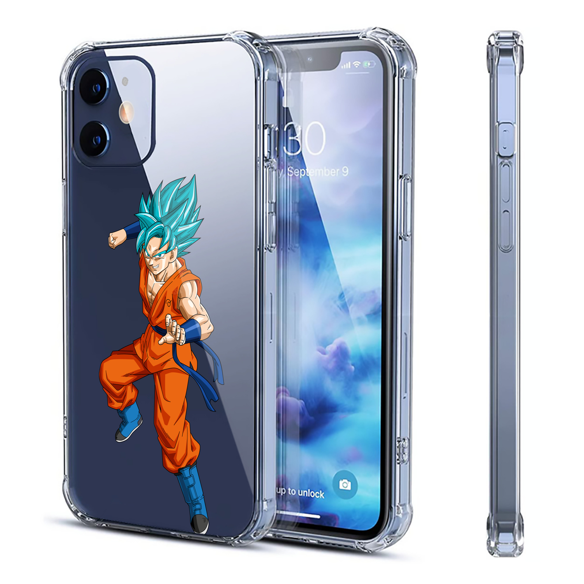 （画像用） ドラゴンボール ベジット DRAGON BALL Vegetto 【iPhone 12シリーズ対応】透明スマホケース（クリアソフトケース）